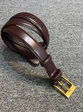 梦嘉丽韩版百搭牛皮小腰带