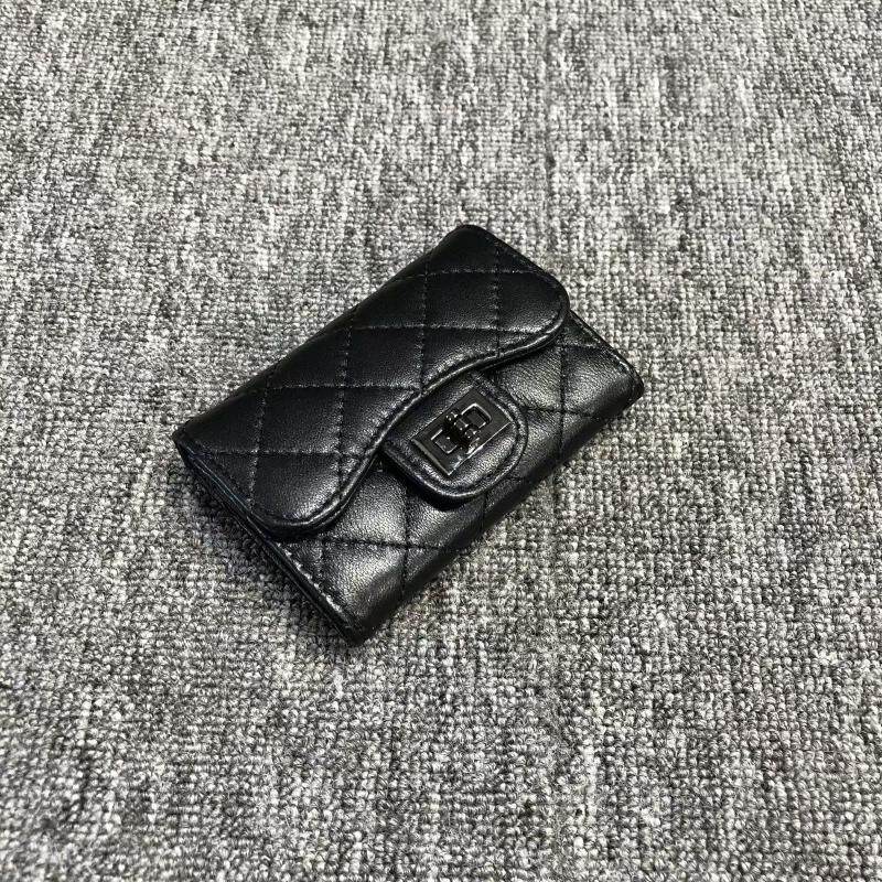 梦嘉丽百搭时尚羊皮卡包