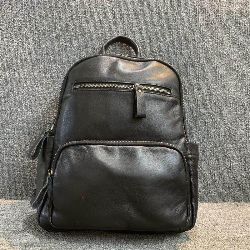 背包双肩包新品真皮双肩背包韩版头层牛皮简约男女通用大容量包