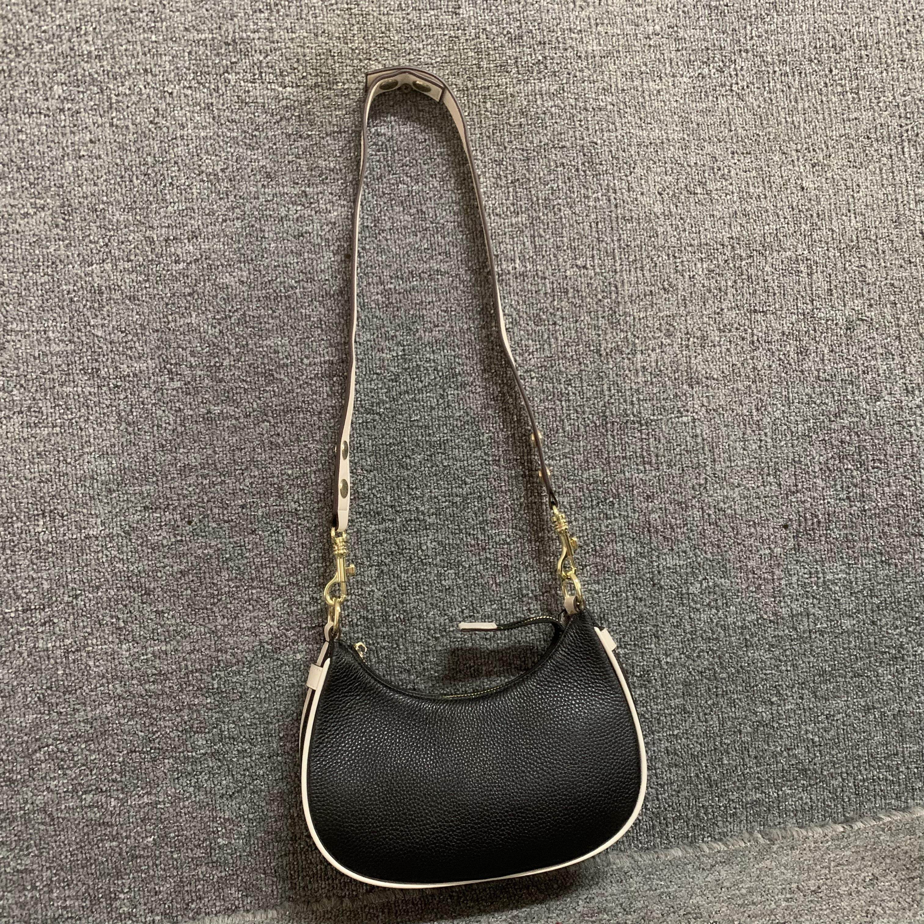 小众真皮女包韩版百搭甜美淑女女手提单肩斜跨头层牛皮撞色饺子包