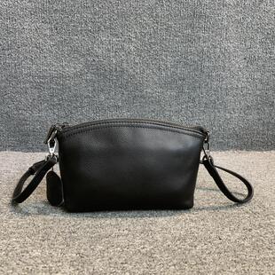 女包小众设计新品真皮女包韩版百搭时尚头层牛皮简约小方包化妆包