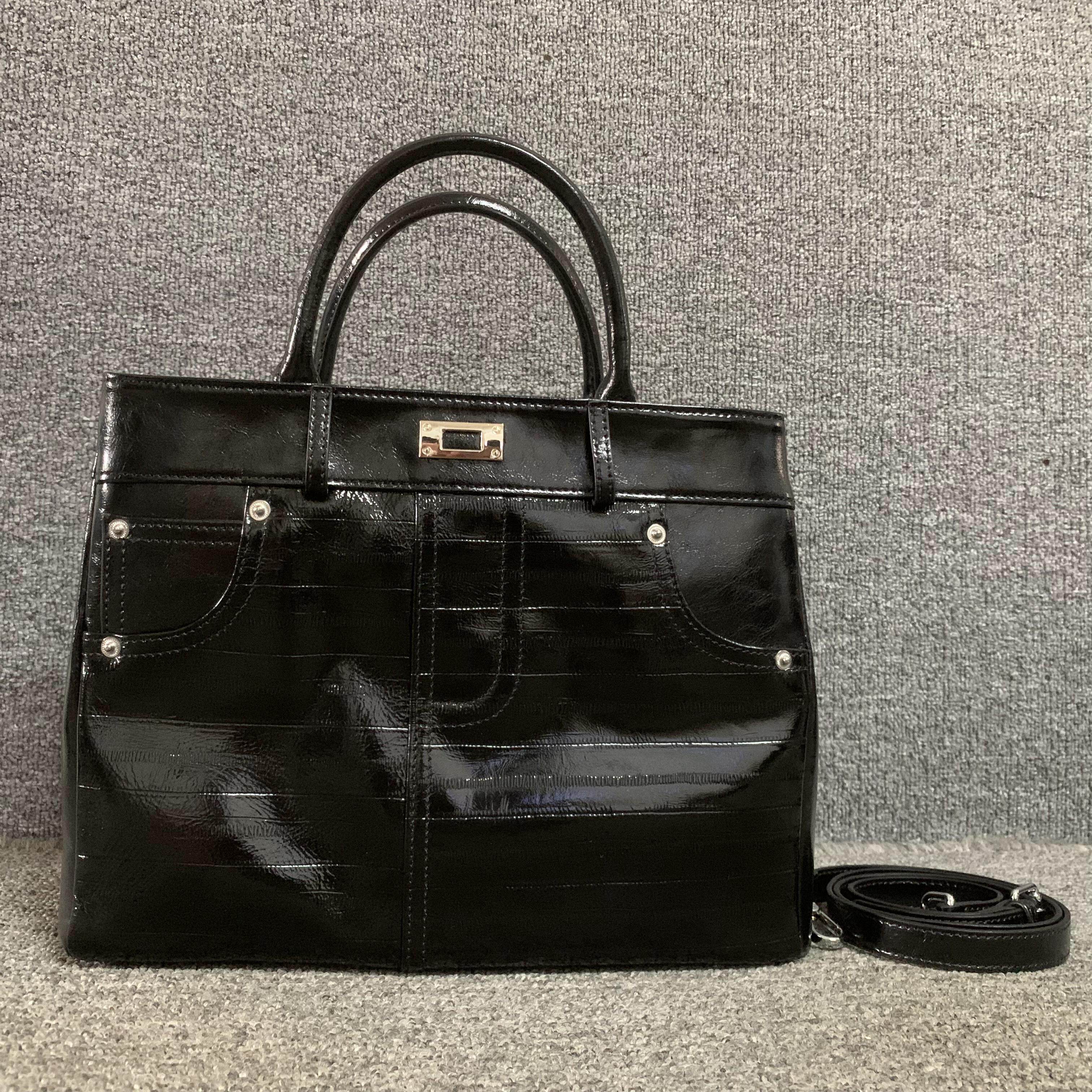 新品真皮女包韩版百搭时尚头层牛皮女手提单肩简约实用气质托特包