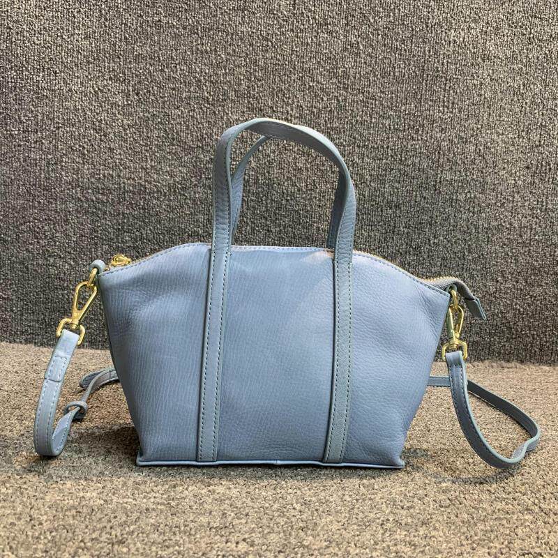 商场撤柜货真皮女包白菜价韩版百搭头层牛皮女手提单肩简约饺子包