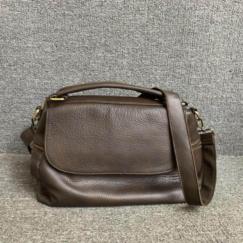 软皮真皮女包小众设计手感好皮质软头层牛皮手提单肩简约实用女包