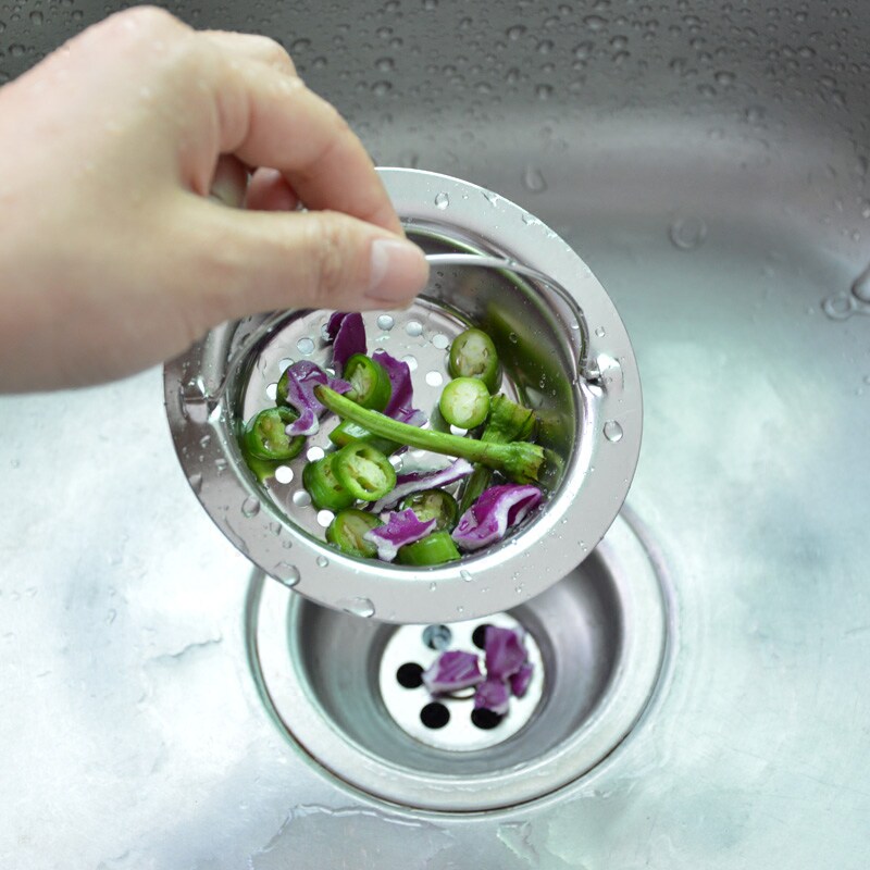 厨房洗菜盆不锈钢过滤网水槽下水过滤器/净水器