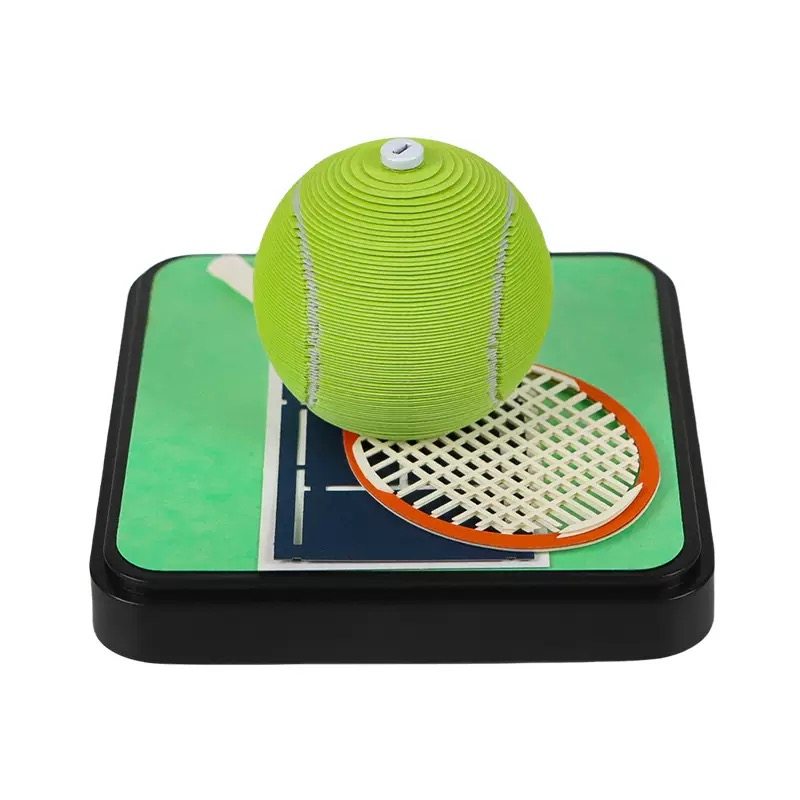 Duale网球日历便签文旅创意礼品3D立体全景纸雕2026年中英文台历