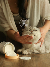 Pet салфетки 慕斯爱上法派 amo阿默宠物猫狗去泪痕眼部湿巾加厚清洁棉片擦眼屎