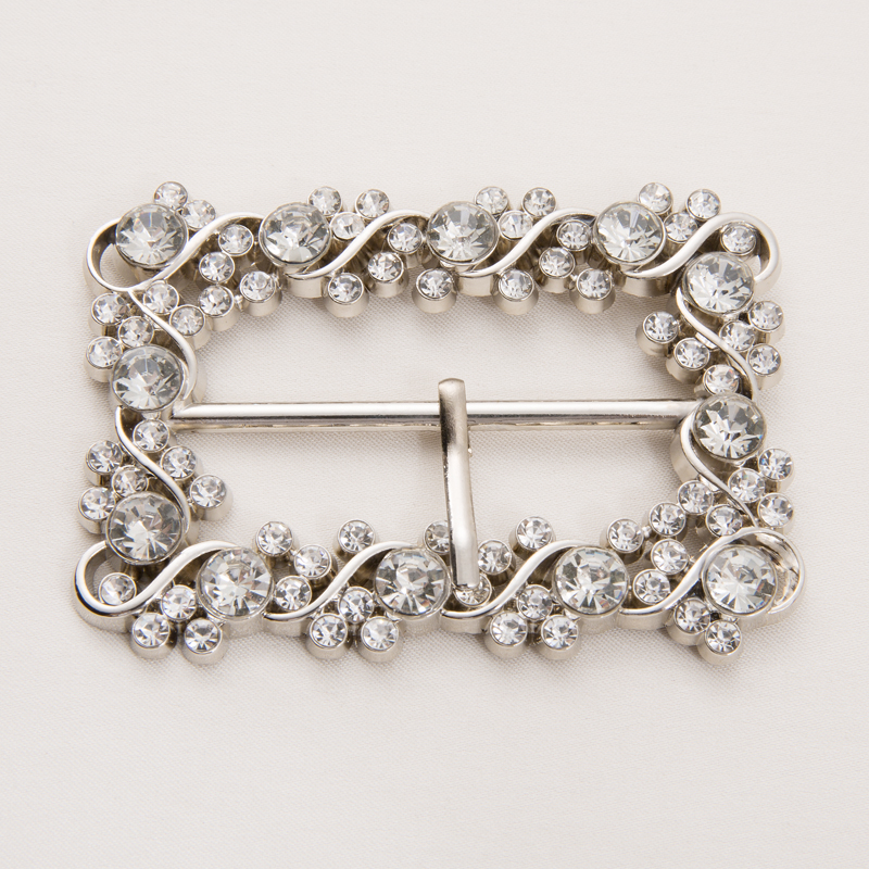 贝贝五金高档精美雕花镶钻日字扣女时尚大衣羽绒衣腰带调节金属扣