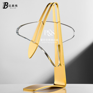 金属奖杯金银铜团队水晶奖牌五角星公司企业优秀员工创意加工刻字