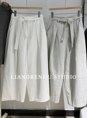 公司货。100棉。厚实高腰廓形气球裤休闲裤50611XR