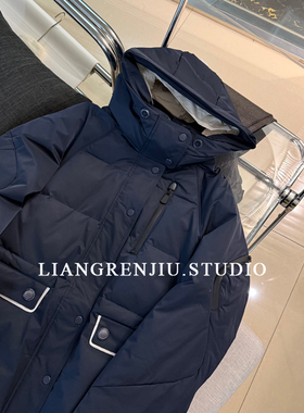 DBD正品。抗风连帽。做工精细冬季外套中长羽绒服8375CR