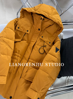 安妮家正品。软壳收腰新国标羽绒一手长抗风保暖防水羽绒服5125M