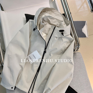 新款 防风柔软连帽春季 外套25802A 优质 乐莎正品