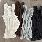 自穿款 衣橱B备单品宽肩带背心吊带9961B8R 刚需 天丝薄软 夏季