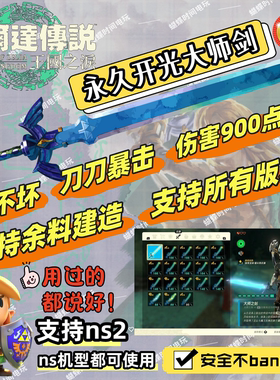 塞尔达传说2王国之泪 白龙大师剑开咣开局可用   代卡  msg大师剑
