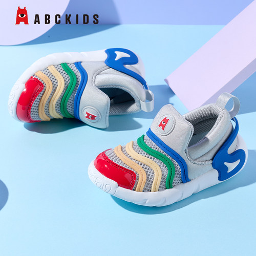 Abckids儿童透气一脚蹬毛毛虫鞋