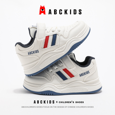 abckids儿童小白鞋男童白色运动鞋2026春秋新款学生女童鞋子百搭 — 4