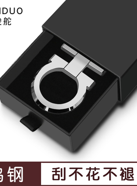 钨钢皮带头男士平滑扣高档3.4腰带头8字母H钨金打孔裤带板扣3.8cm