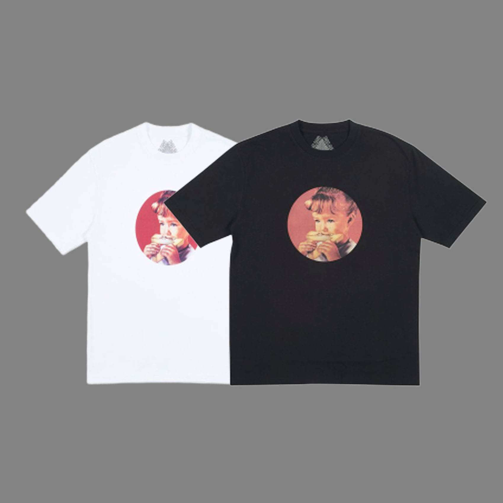 MUNCHY T-SHIRT三明治小女孩印花圆领短袖Tee 王一博潮牌T恤