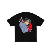 palace 短袖 fw25女孩唐老鸭印花半袖 全棉圆领休闲T恤潮牌男女同款