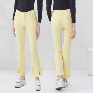 韩版 春夏季 修身 显瘦女装 高尔夫女裤 golf运动弹力速干球裤 女士长裤