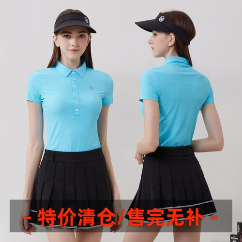 高尔夫女装t恤女士短袖夏季衣服