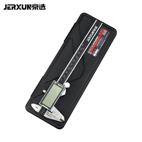 京选(JERXUN)电子游标卡尺高精度150mm数字型数显卡尺不锈钢家用