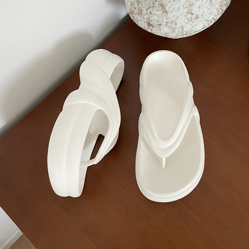 跨境沙滩厚底人字拖女夏外穿防滑EVA踩屎感夹脚拖鞋TEMU希音代发,女鞋,其他拖鞋,淘宝优惠券,粉丝福利购,淘宝优惠卷