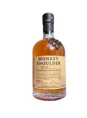 正品洋酒 Monkey Shoulder猴子肩膀金猴单一麦芽纯麦威士忌 700ML