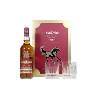 格兰多纳12年马年礼盒送双杯 苏格兰单一麦芽威士忌700ml原装进口