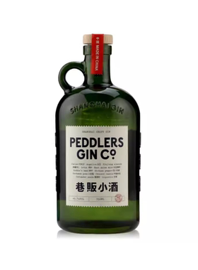 巷贩小酒金酒 peddlers's gin杜松子酒中国制造金酒正品行货750ml