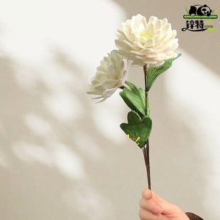 精致单枝扭棒朵集手制材包餐桌摆束扭花合工自diy料客厅放花