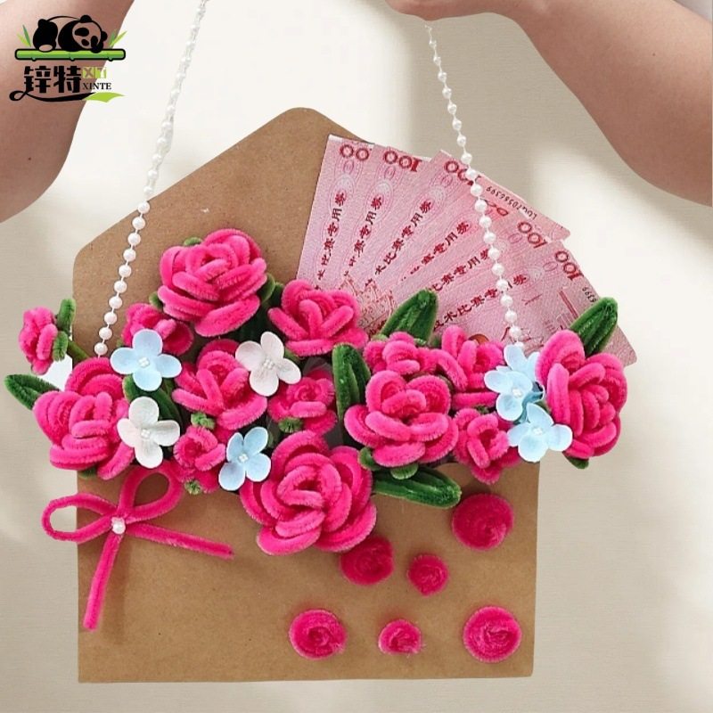 锌特扭扭创料制第一封情书精瑰花浪漫封棒意DIY材包自致玫信,玩具/童车/益智/积木/模型,手工创意粘贴类,淘宝优惠券,粉丝福利购,淘宝优惠卷