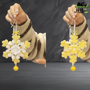 扭棒双面雪花挂件Y 工诞礼物扭DI材料包治愈手圣