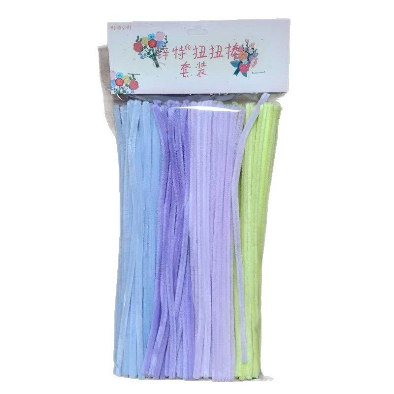 手工扭棒束di色绒毛条毛根包儿益智具扭花y彩毛材料童创意玩,玩具/童车/益智/积木/模型,手工创意粘贴类,淘宝优惠券,粉丝福利购,淘宝优惠卷