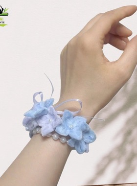 扭中手环集工d材闺夹板扭棒国风花朵合手iy自制料包送蜜 不含