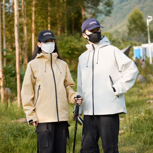 25新款 户外冲锋衣女三合一可拆卸防水外套进藏爬山登山服防风衣男