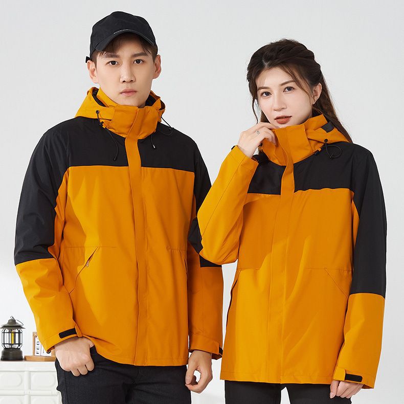 户外冲锋衣三合一男女防水保暖可拆卸抓绒内胆秋冬外套潮流户外