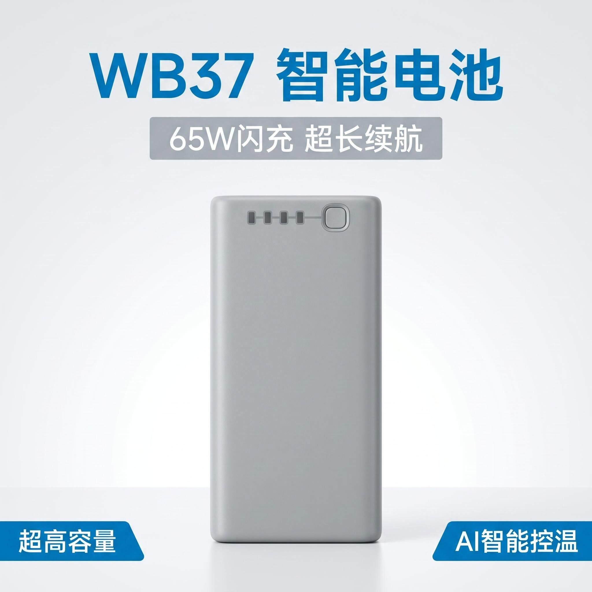 适配T100T55WB37大疆电池65W电池