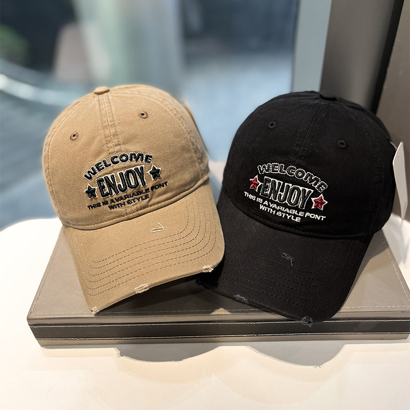 美式复古软顶刺绣棒球帽子男女同款夏季时尚遮阳鸭舌帽百搭显脸小,服饰配件/皮带/帽子/围巾,帽子,淘宝优惠券,粉丝福利购,淘宝优惠卷