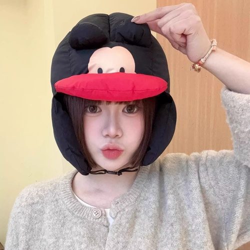 新款迪士尼系列可爱米奇雷锋帽女