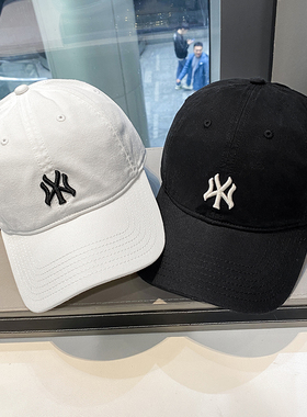 韩版刺绣白色棒球帽子女春季时尚软顶简约个性遮阳帽大头围鸭舌帽