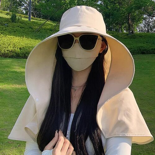 露思同款大帽檐渔夫帽女2026新款