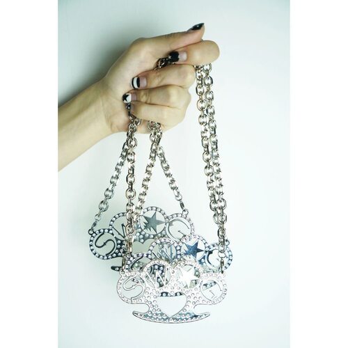 SWINGUTOPIA镶钻指虎项链