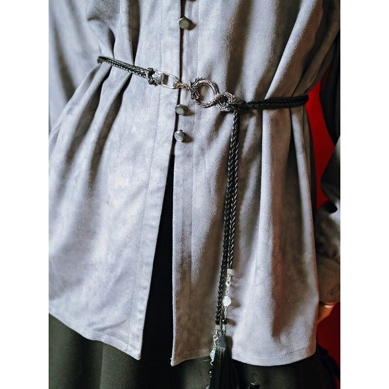 新中式原创编织腰绳装饰