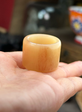 天然驼骨扳指戒指手串手链保真骆驼骨老型桶珠血丝男女款佛珠念