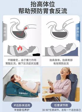 0003Nqd9高成人胃食管防斜坡流枕孕妇床上抬斜坡垫老人靠背卧反床