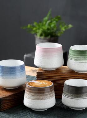 复陶瓷杯跨境货源古粗陶咖杯啡个人杯家用喝水单CD-22121杯围炉煮