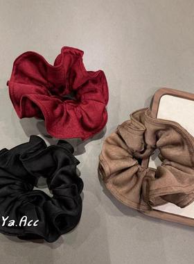 LGB尚时韩式高级布艺发圈时时尚百搭髦精致女孩马尾绳网红扎头皮