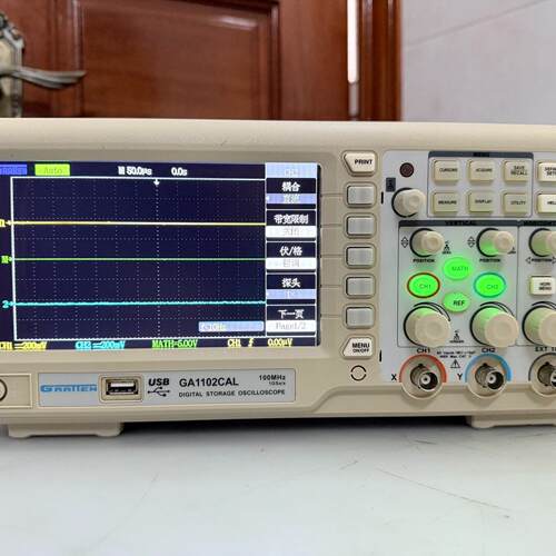 GA1102CAL 安泰信数字存储示波器 两通道100MHz 1GS/s议价维修